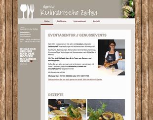 Agentur Kulinarische Zeiten desktop screen